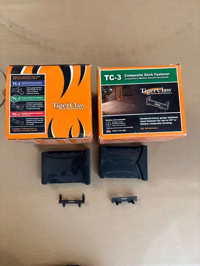 One full box the other is about 2/3 full. Total approximately 160 fasteners. These are left over fro...