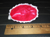 Hand Painted Oyster Shell Trinket/Ring/Jewelry Dish - Nautical/C