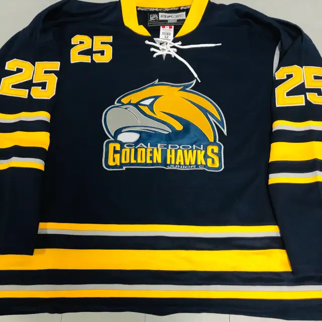 Caledon Golden Hawks hockey jerseys (individual & team sets) in Hockey in City of Toronto - Image 3