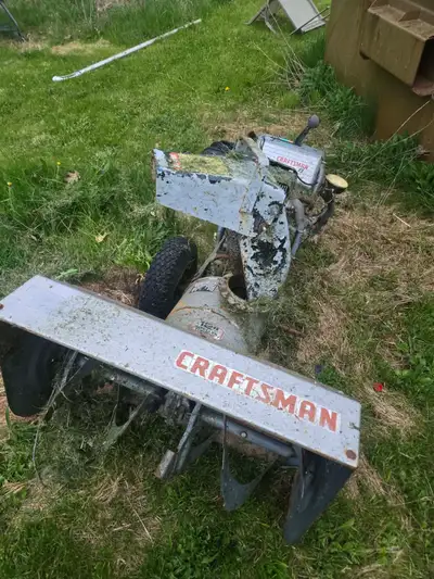 Located in upper nine mile river Snowblower and snowblower parts for parts or repairs not sure what’...