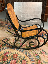 Vintage 1979 Bentwood style rocking chair