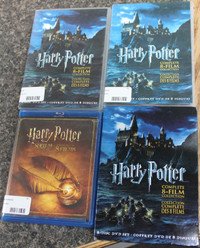 Harry Potter 8 film collection - (DVD or Bluray)