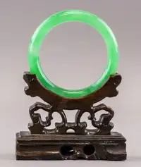 A Grade Jadeite Bangle with Certification