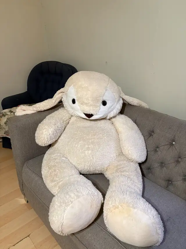 Giant Stuffed Bunny Plush | Stuff Toy | Large Stuff Toy in Toys & Games in St. John's - Image 3