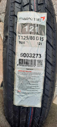KUMHO TIRE 15'' spare tire kit pneu de secours T125/80 D15 95M