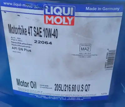 I have 1 NEW unopened barrel of Liqui Moly 10w40 motorcycle oil. Open to offers Call or text 403 634...