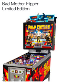 Wanted CGC Pulp Fiction Bad Mother Flipper LE pinball