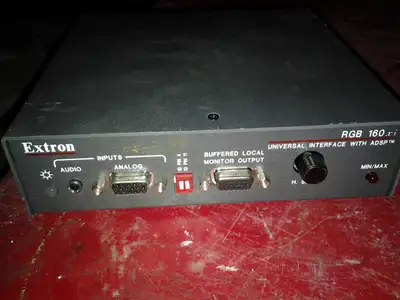 Extron RGB 160xi Universal Computer-Video & Audio Interface with ADSP 900+pc MAC laptops CISCO CCNA...