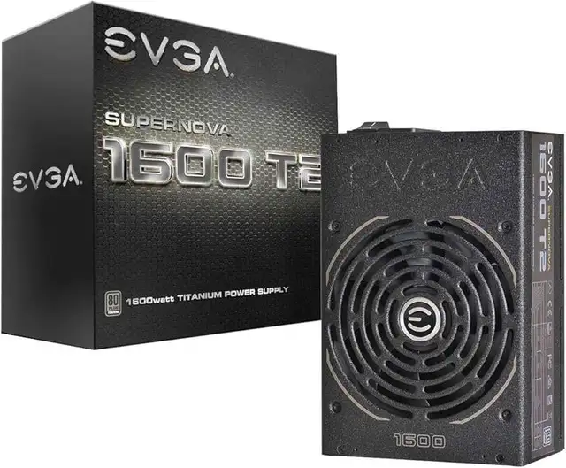 EVGA SuperNOVA 1600 T2 1600W Power Supply 220-T2-1600-X1 in System Components in Québec City - Image 2
