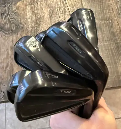 Titleist T100 Black Limited Edition 4-GW irons, View more