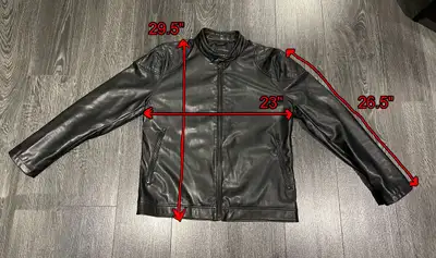 Guess Men’s Leather Jacket $200 OBO, View more