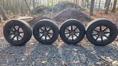 Set of 4 Michelin X-Ice snow tires with alloy rims used on 2016 Ford Edge, Other years? Other makes/...