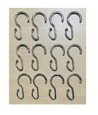UMBRA Set of 12 Ride Stainless Steel Shower Curtain Rings