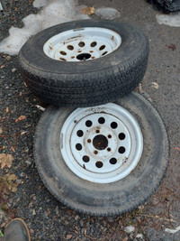 Trailer wheels/ pneus de remorque 