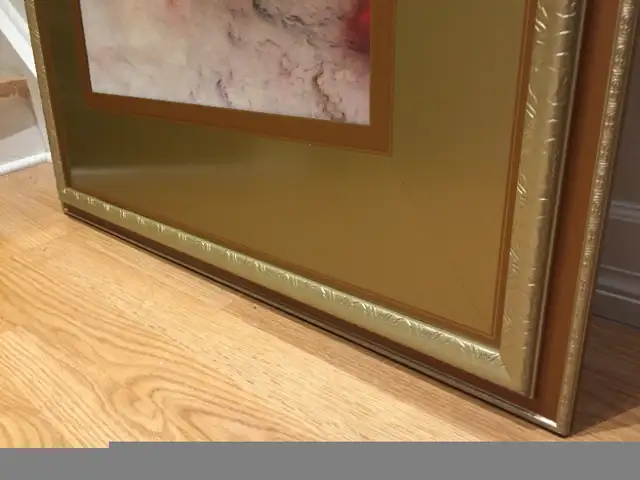 Home Decor Wall Art Large Gold Abstract Art Frame in Home Décor & Accents in Mississauga / Peel Region - Image 8