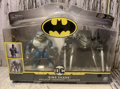 BNIB DC King Shark Mega Shark Gear The Caped Crusaders Figure, View more