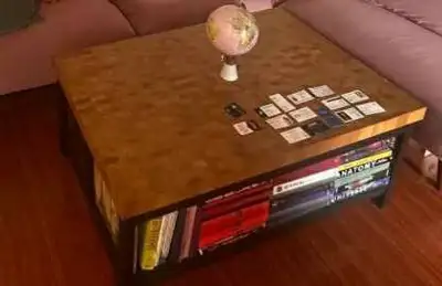 end table solid wood with metal legs , View more