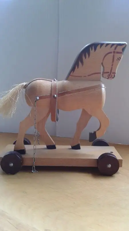 RARE German Wooden Horses and Carriage vintage in Toys & Games in City of Toronto - Image 9