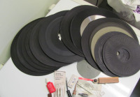 Turntable Pads; About 13, and other odd items