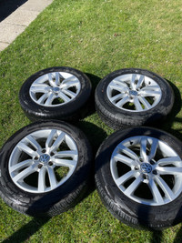 VW rims and tires. 
