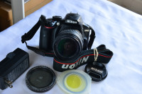 Nikon D3400 w/  Nikon AF-P 18-55mm VR kit lens + Accessories