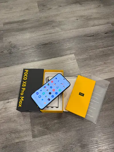 Black POCO X8 Pro Max 256GB/12GB - 100% Battery Health, View more