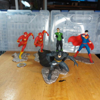 4 Different Schleich DC Justice League 4" Super Hero's - $12.00
