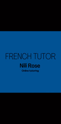 French tutor (hourly rate $17-$20)