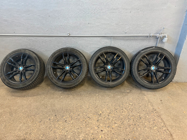 BMW WINTER TIRES & WHEELS COMBO X-ICE 225/45R18 in Tires & Rims in Markham / York Region