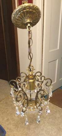 Small vintage chandelier ceiling light 