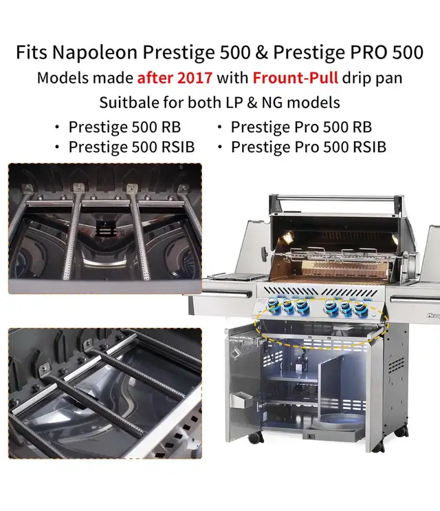 Brand New Napoleon Prestige 500 BBQ Grill Drip Pan Tray in BBQs & Outdoor Cooking in Calgary - Image 4