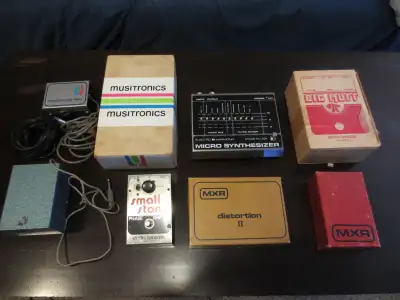 Various Vintage/Rare Guitar Pedals, View more