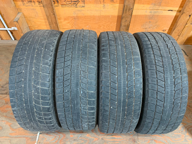 SET OF 195/65/15 91T M+S triangle Snow lion TR777 with 50% tread in Tires & Rims in Delta/Surrey/Langley