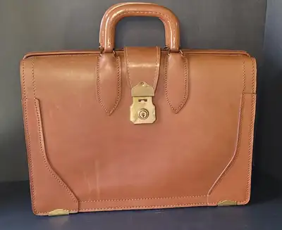 Vintage T. Eaton Company Birkdale Leather Briefcase, View more