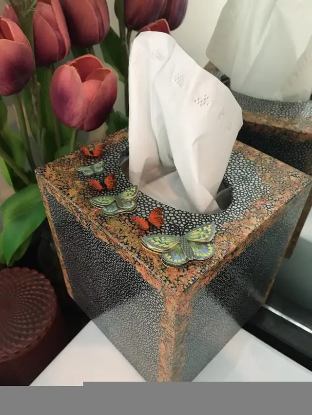 Handmade Decoupaged Tissue Boxes445588802246420483