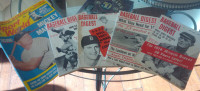 1966 Baseball Guide and 4 Other Baseball Digest Magazines, 1960s