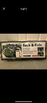 NEW Rack & Ride four bike carrier