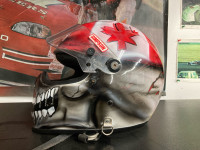 Simpson custom airbrushed helmet