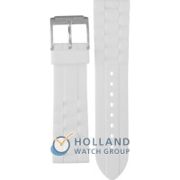 MICHAEL KORS WHITE SILICONE  WATCH BAND/STRAP