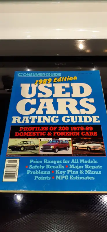 Consumer Guide - Used Cars Rating Guide - 1989 Edition, View more
