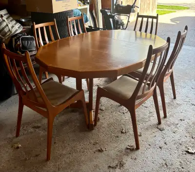 Teak Vintage Mid Century Modern Dining Table , View more