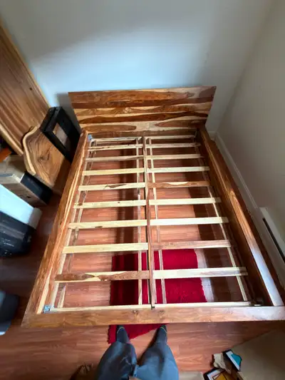 Solid Rosewood Queen Bed Frame, View more