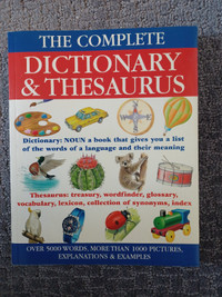 The COMPLETE DICTIONARY AND THESAURUS