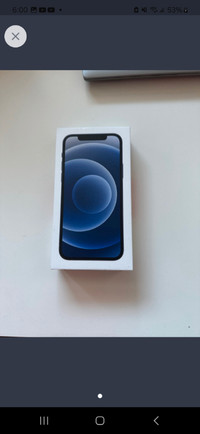 Brand new iPhone 12 black sealed no contract 64 gb