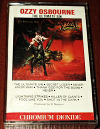 Cassette Tape :: Ozzy Osbourne - The Ultimate Sin