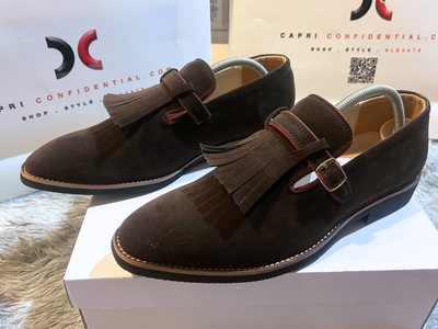 Mens Suede Tassel Monk Shoe, BLOW OUT, SALE!, View more