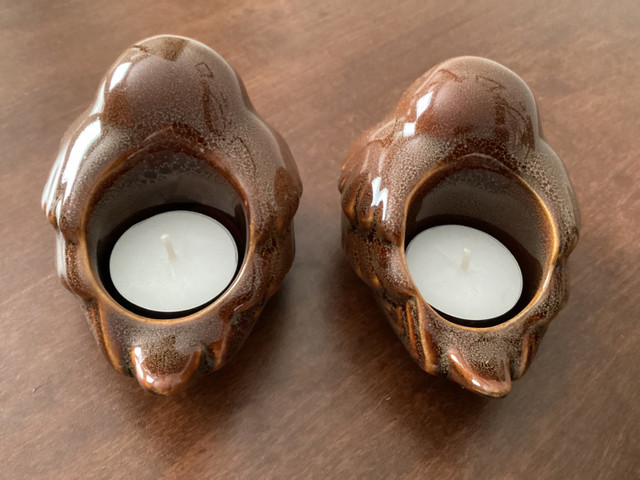 2 Ceramic PARTYLITE Bird Shaped Tea Light Votive Candle Holders dans Décoration intérieure et accessoires  à Ouest de l’Île - Image 3