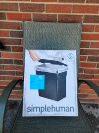 SIMPLE HUMAN 10L UNDER CABINET TRASH CAN