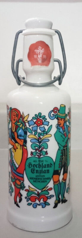 Anton Riemerschmid Ceramic Liquor Bottle Upper Bavarian Costume in Arts & Collectibles in Oshawa / Durham Region - Image 3