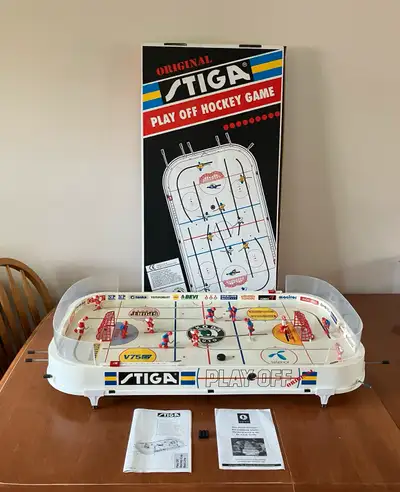 Original Stiga Playoff Tabletop Hockey Game, Canada vs USA, 2901, View more